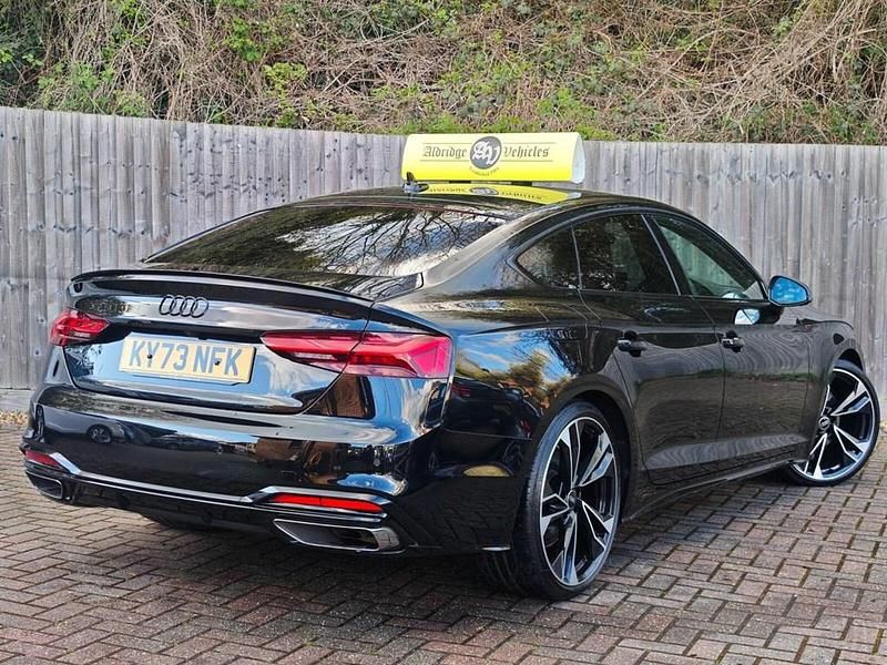 Used Audi A5 Sportback Black Edition 245 HP (180 kW) 2023 Black Hatchback