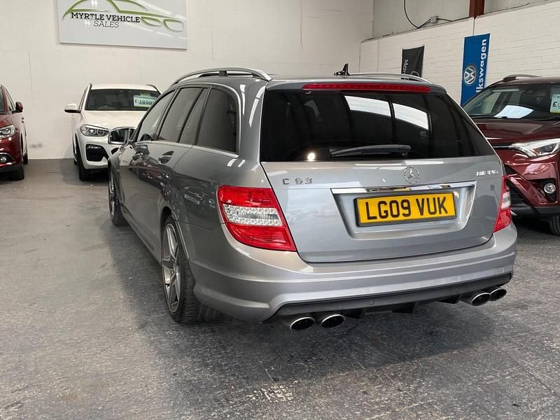 Used Mercedes C63 AMG 2009 Silver Estate