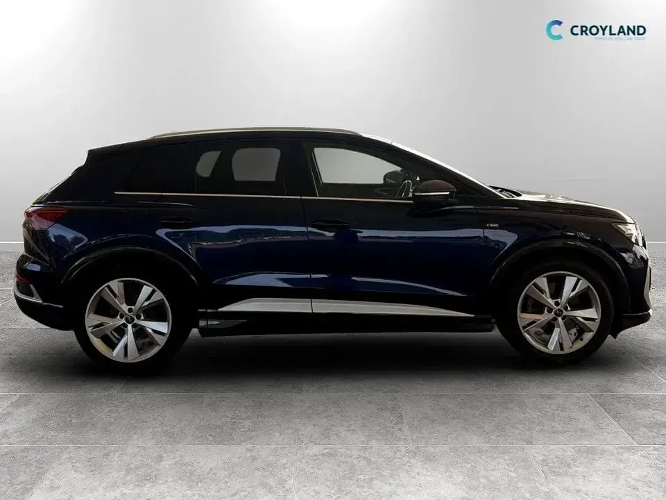 Used Audi Q4 e-tron S-Line 150 kW (204 HP) 2023 Blue SUV