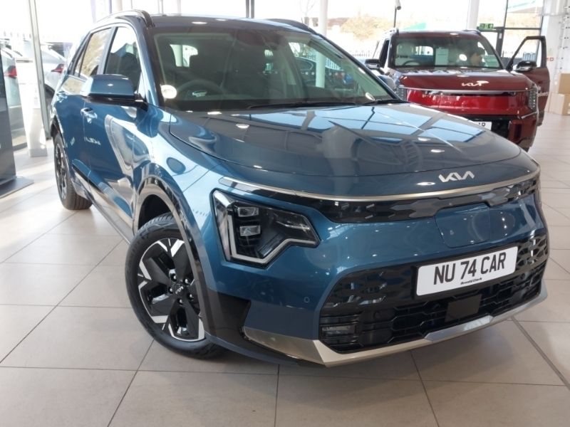 Blue New 2024 Kia e-Niro SUV | £33,598 (Expensive) - Image 1/4