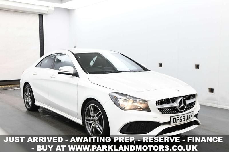 White Used 2018 Mercedes CLA180 AMG line Sedan | £10,995 (Fair price) - Image 1/3