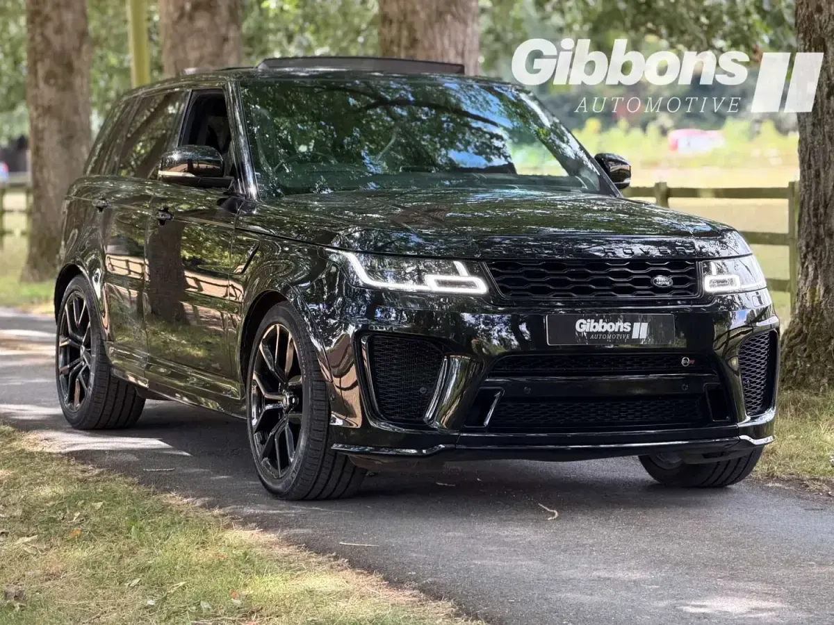 Used Land Rover Range Rover Sport SVR 566 HP (416 kW) 2021 Black SUV