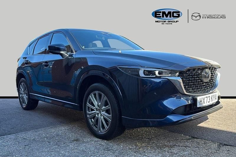 Blue Used 2023 Mazda CX-5 Takumi-Line SUV | £25,963 (A bit pricey) - Image 1/3