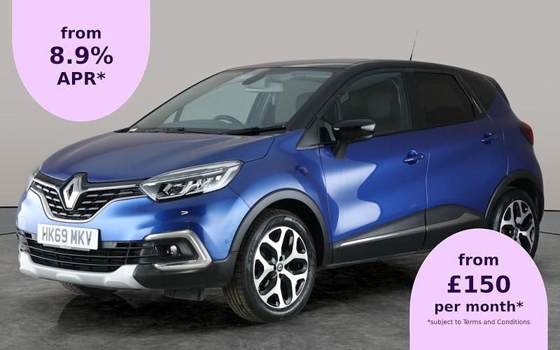 Blue/black Used 2019 Renault Captur GT-Line SUV | £10,406 (Fair price) - Image 1/3
