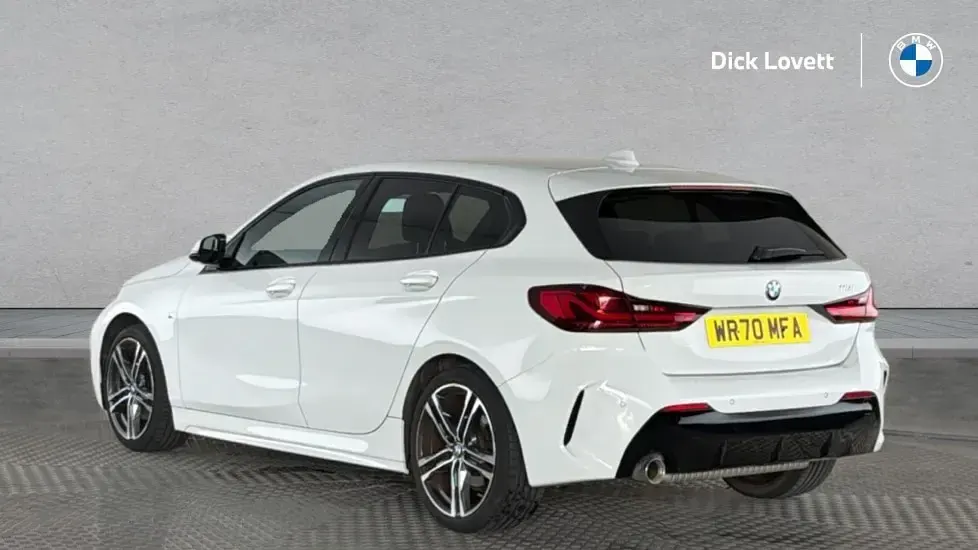 Used BMW 118 M Sport 138 HP (101 kW) 2020 White Hatchback