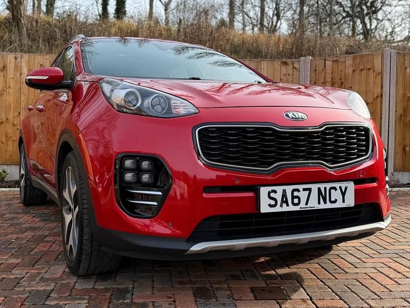 Used Kia Sportage GT-Line 114 HP (83 kW) 2017 Red SUV
