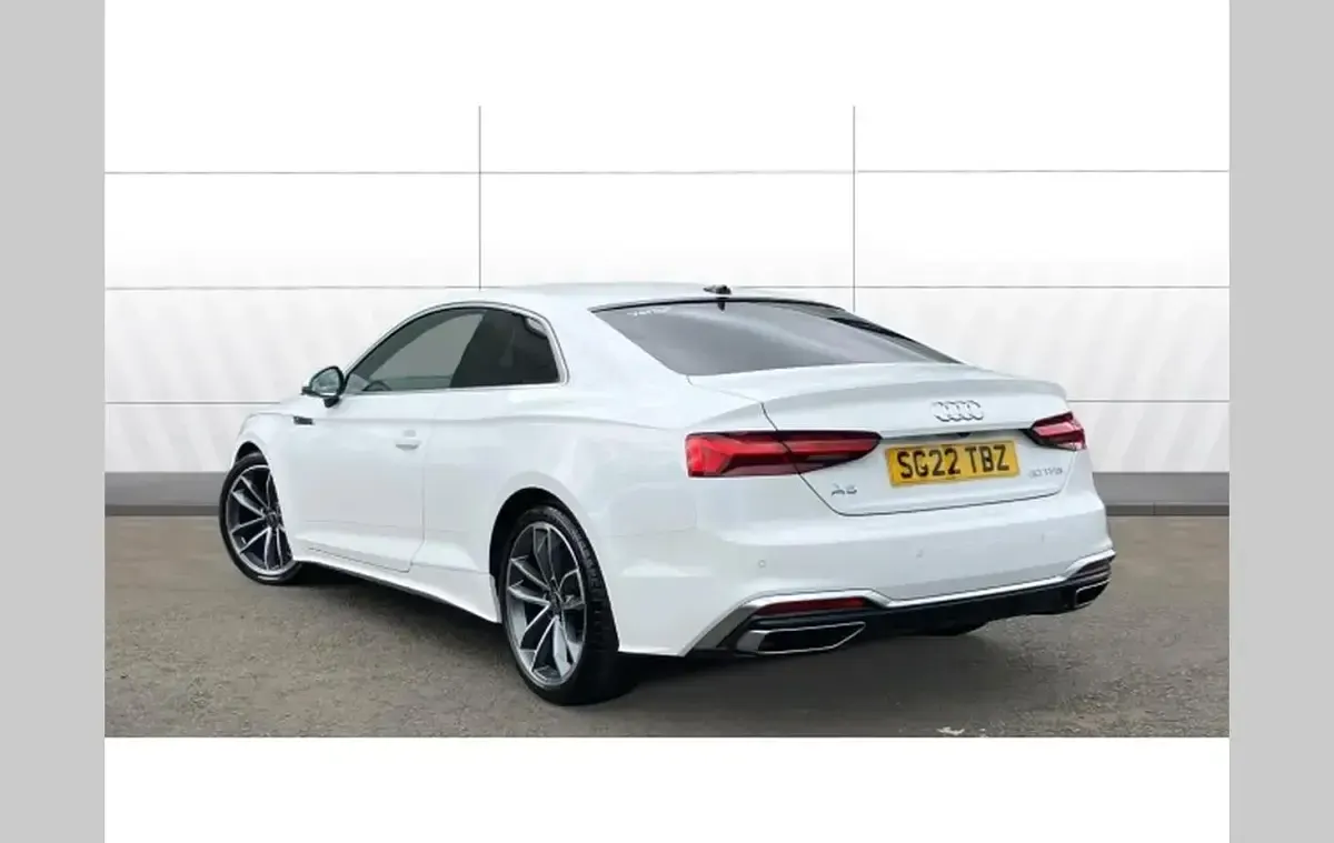 Used Audi A5 S-Line 204 HP (150 kW) 2022 White Coupe