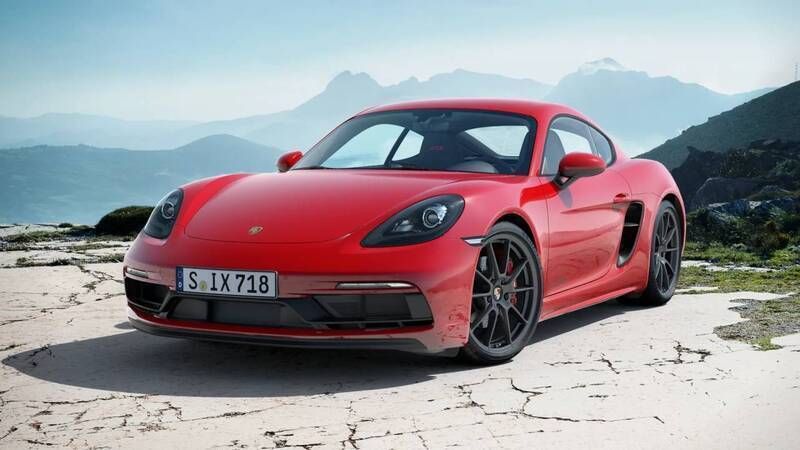 Guards red Used 2023 Porsche 718 Cayman GTS | £68,990 (A bit pricey) - Image 1/4