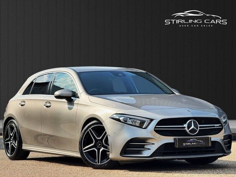 Silver Used 2019 Mercedes A35 AMG Premium Hatchback | £20,989 (Fair price) - Image 1/4