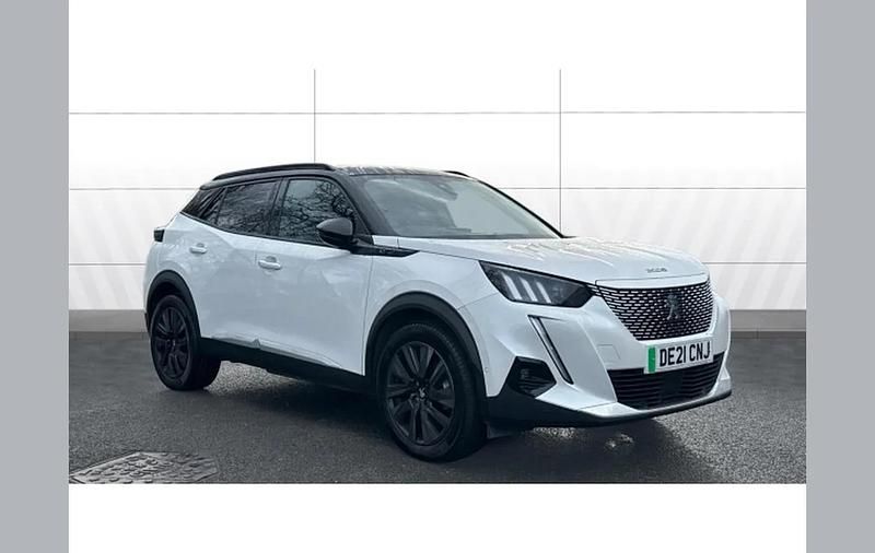 White Used 2021 Peugeot e-2008 Premium SUV | £14,216 (Fair price) - Image 1/4