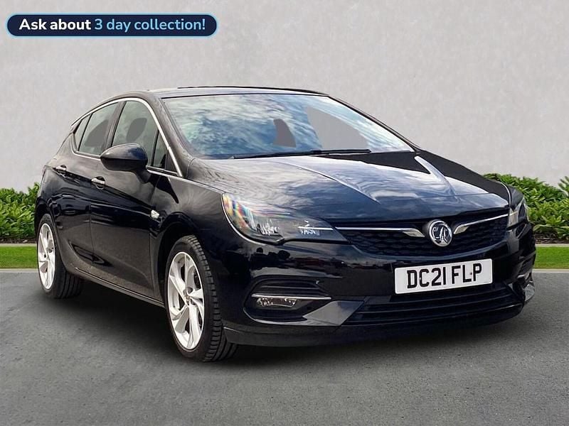 Black Used 2021 Vauxhall Astra SRi Hatchback | £10,499 (Fair price) - Image 1/4