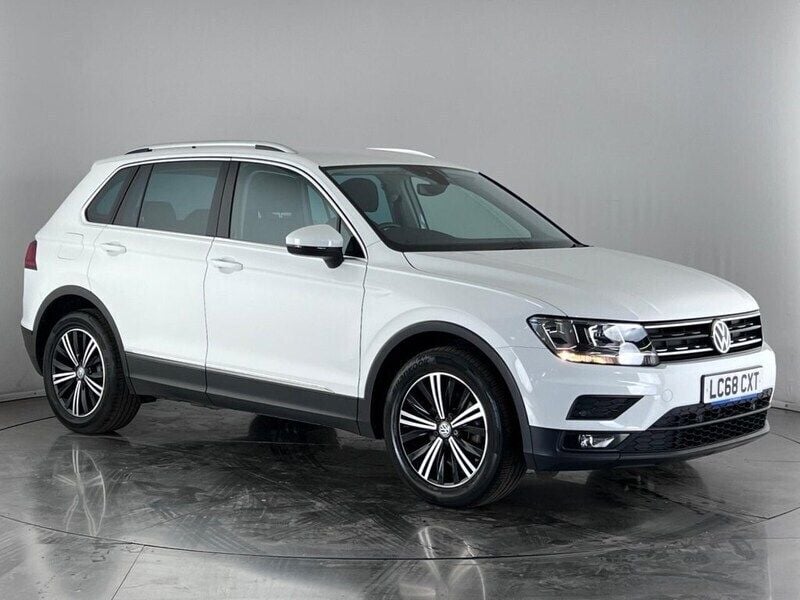 White Used 2018 VW Tiguan SE SUV | £16,400 (Good price) - Image 1/3