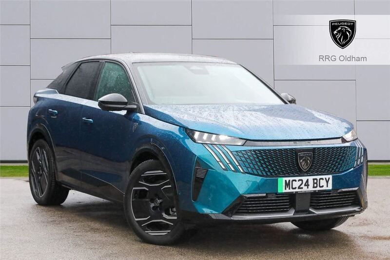 Blue Used 2024 Peugeot e-3008 GT SUV | £28,495 - Image 1/4