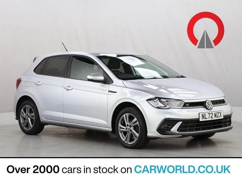 Silver Used 2022 VW Polo R-line Hatchback | £12,400 (Good price) - Image 1/3