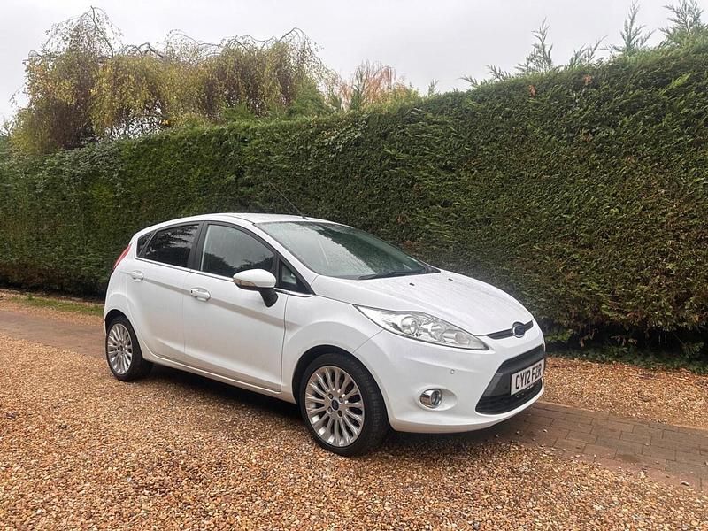 White Used 2012 Ford Fiesta Titanium Hatchback | £5,695 (Fair price) - Image 1/3