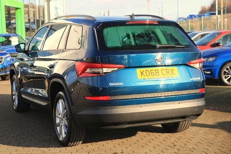 Used Skoda Kodiaq SE 150 HP (110 kW) 2018 Lava blue metallic SUV
