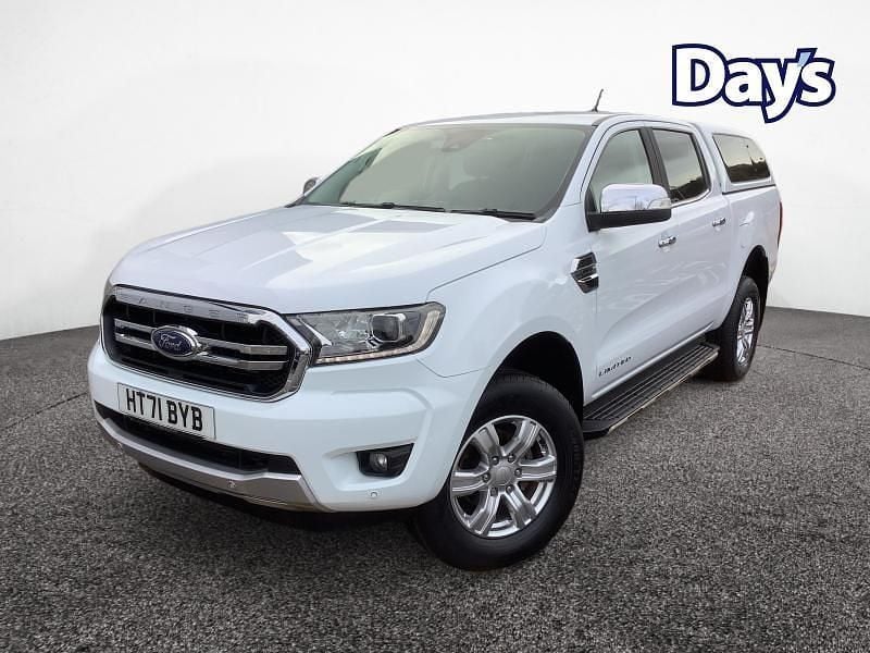 White Used 2022 Ford Ranger Limited Pickup | £19,500 (Fair price) - Image 1/4