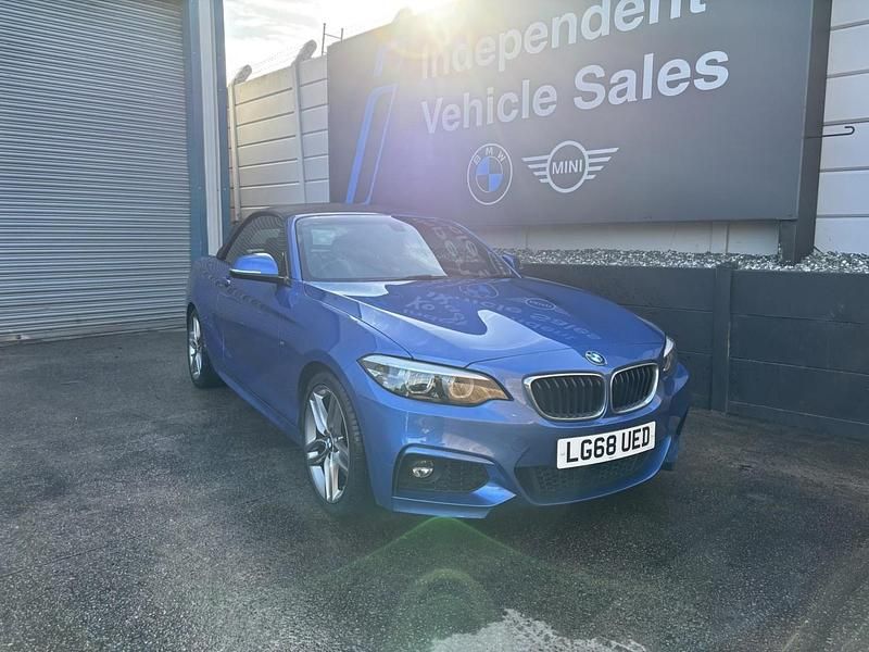 Used BMW 220 M Sport 184 HP (135 kW) 2018 Blue Cabriolet