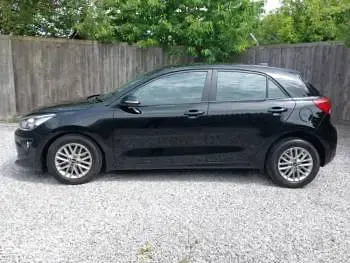 Used Kia Rio 83 HP (61 kW) 2022 Black Hatchback