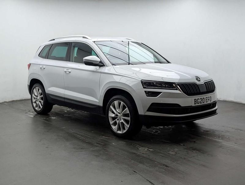 Used Skoda Karoq SE L 150 HP (110 kW) 2020 White SUV