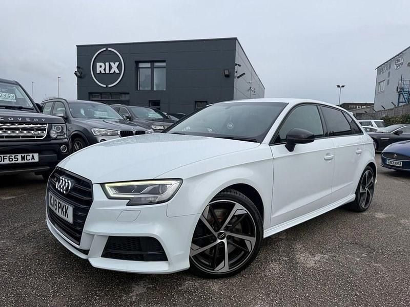 Used Audi S3 Sportback Black Edition 300 HP (220 kW) 2019 White Hatchback