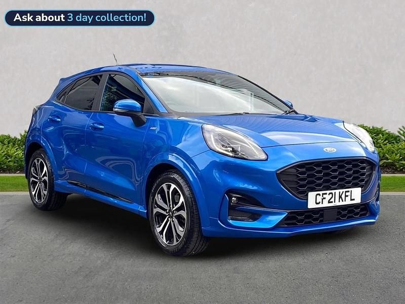 Blue Used 2021 Ford Puma ST-Line Hatchback | £14,349 (Good price) - Image 1/4
