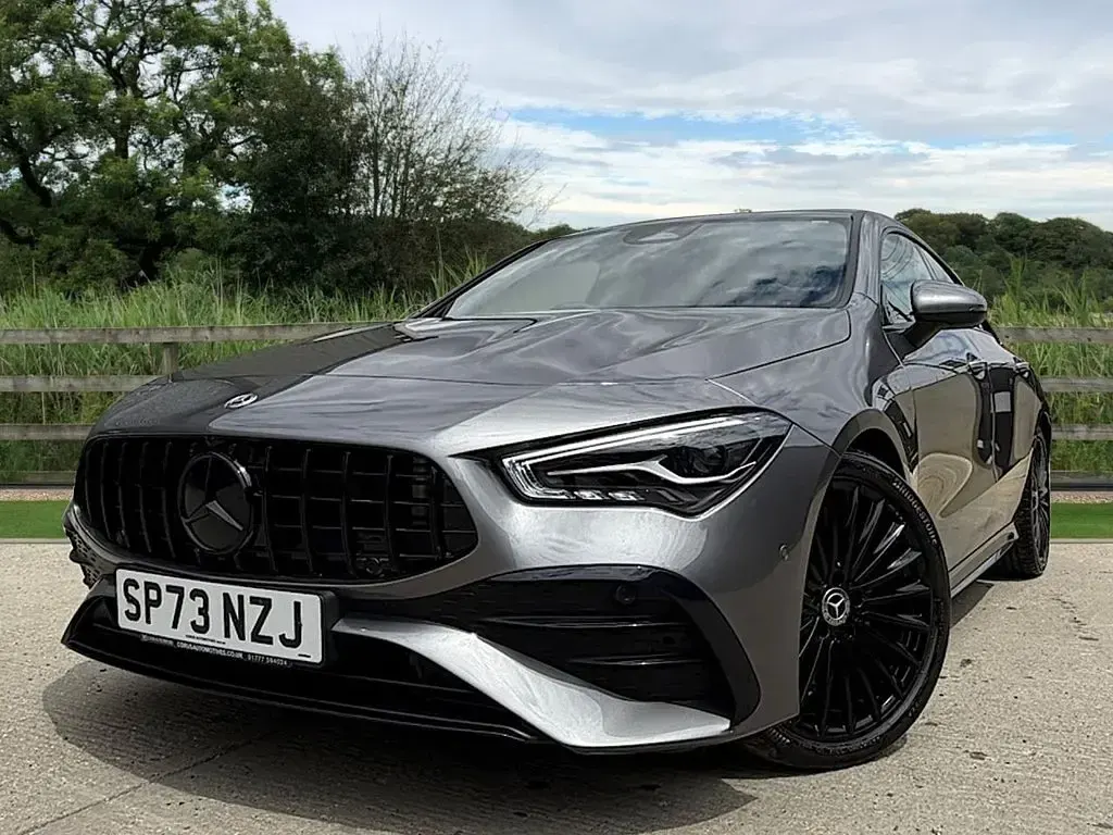 Used Mercedes CLA220 AMG line 190 HP (139 kW) 2023 Grey Coupe