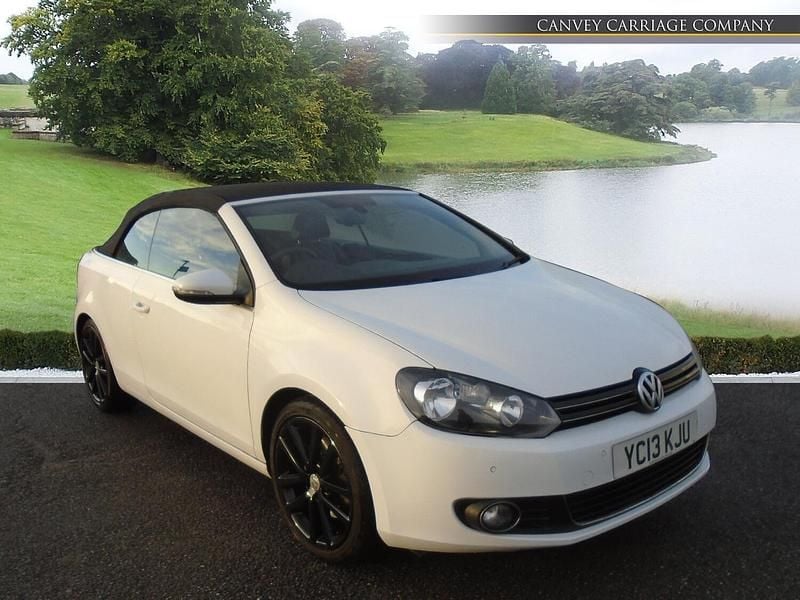 Used VW Golf Cabriolet GT 140 HP (102 kW) 2013 White Cabriolet