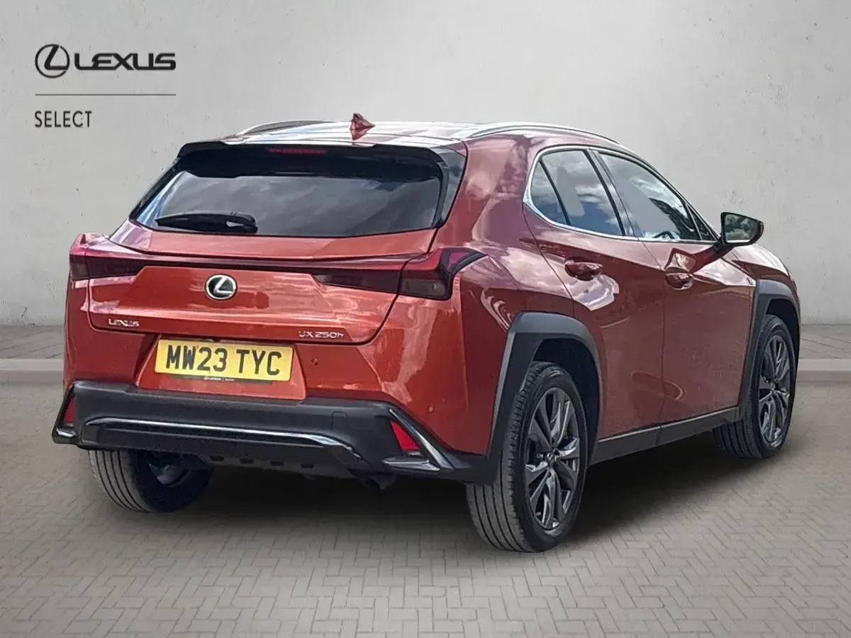Used Lexus UX 250h Sport Design Packet 2023 Orange SUV
