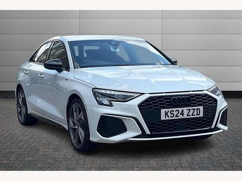 White Used 2024 Audi A3 Black Edition Sedan | £26,550 (Fair price) - Image 1/4