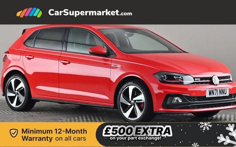 Red Used 2021 VW Polo GTI Hatchback | £17,376 (Fair price) - Image 1/3