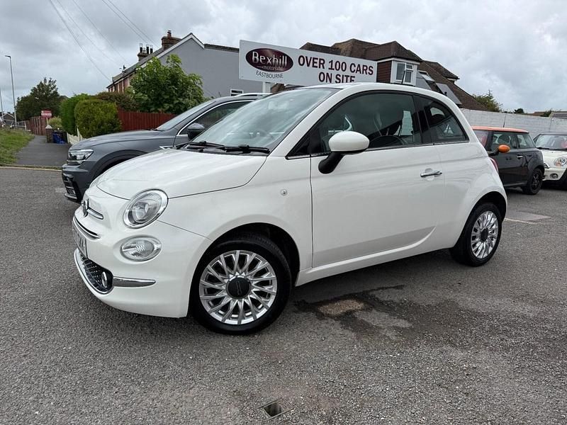 Used Fiat 500 Lounge 69 HP (50 kW) 2017 White Hatchback