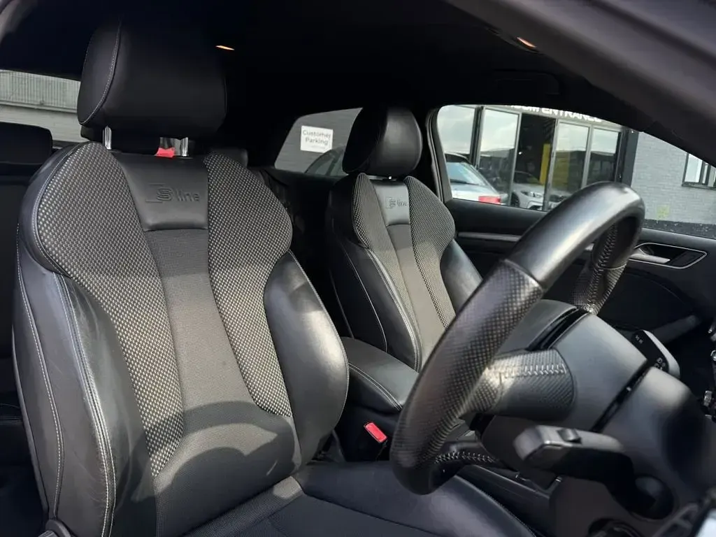 Used Audi A3 S-Line 125 HP (91 kW) 2015 White Hatchback