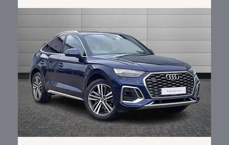 Used Audi Q5 Sportback S-Line 204 HP (150 kW) 2022 Blue SUV