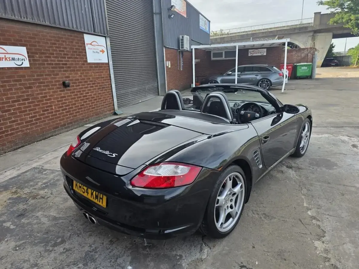 Used Porsche Boxster 280 HP (205 kW) 2005 Black Cabriolet