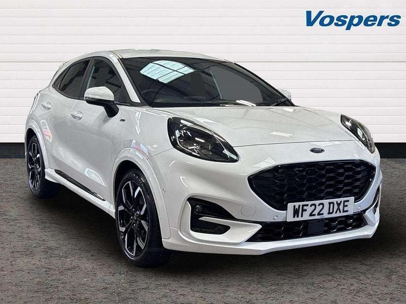 White Used 2022 Ford Puma ST-Line X Coupe | £16,400 (Fair price) - Image 1/3