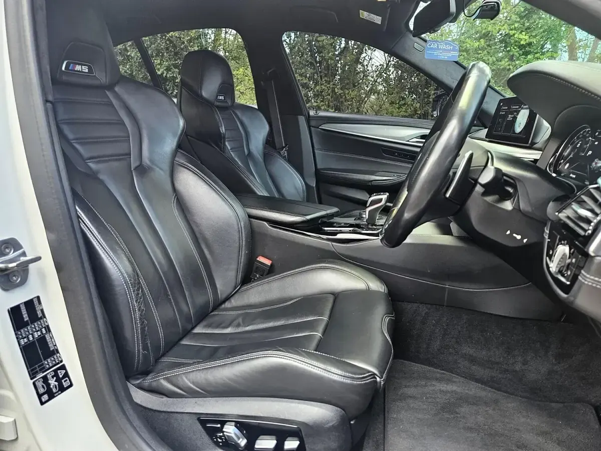 Used BMW M5 Comfort Edition 2019 White Sedan