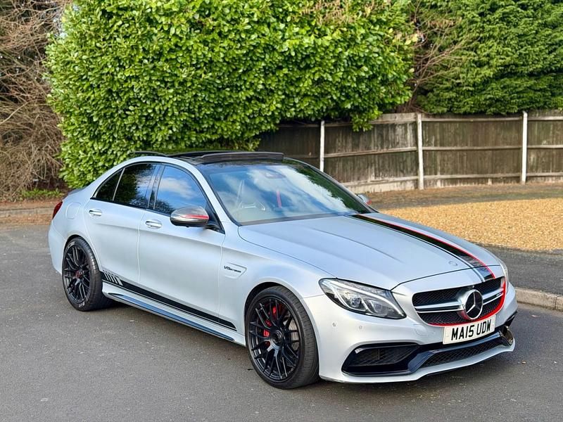 Used Mercedes C63S AMG Edition 1 505 HP (371 kW) 2015 Silver Sedan