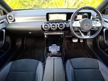 Used Mercedes A250 AMG Line Premium 218 HP (160 kW) 2021 White Hatchback