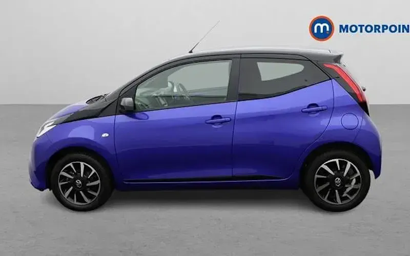Used Toyota Aygo Trend 72 HP (52 kW) 2021 Blue Hatchback