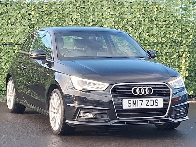 Used Audi A1 S-Line 125 HP (91 kW) 2017 Black Hatchback