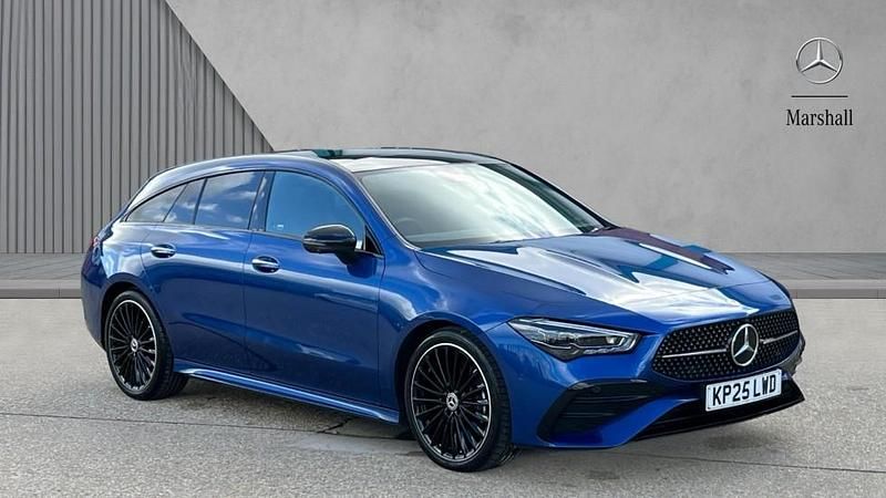 Used Mercedes CLA220 AMG Line Premium Plus 190 HP (139 kW) 2025 Blue Sedan
