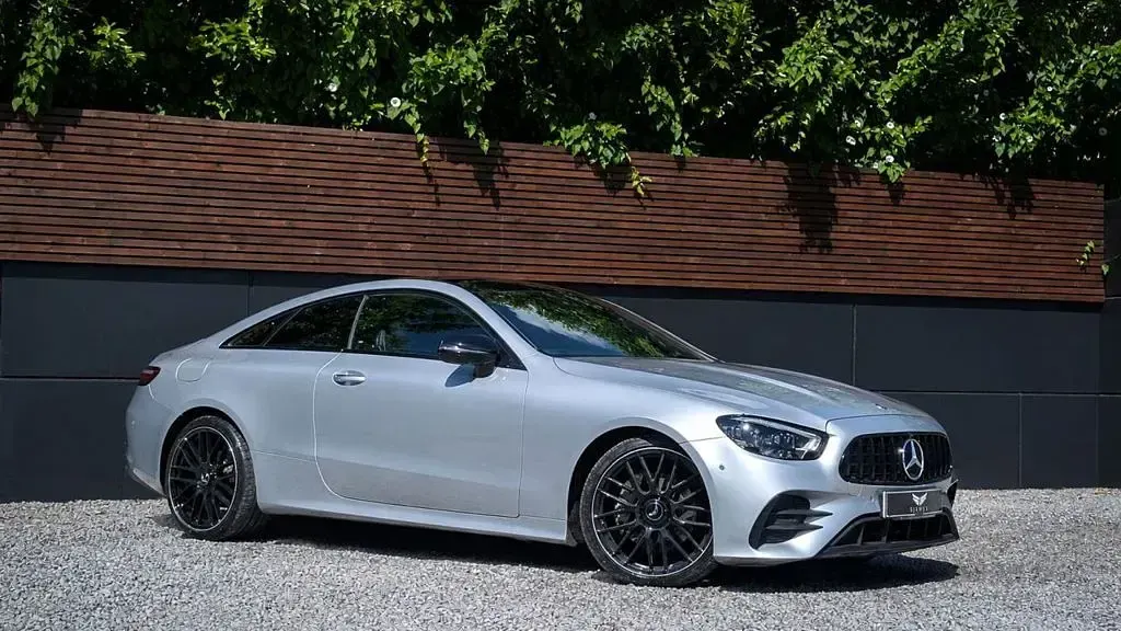 Used Mercedes E220 AMG Line Premium Plus 2021 Silver Coupe