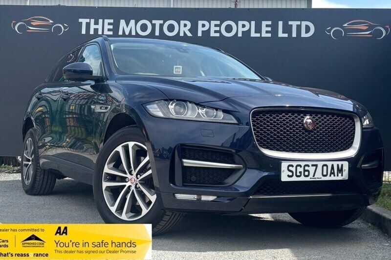 Blue Used 2017 Jaguar F-Pace R-Sport SUV | £14,295 (Fair price) - Image 1/1