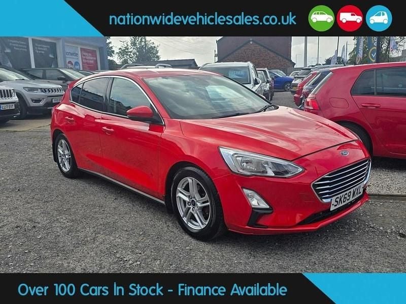 Red Used 2019 Ford Focus Zetec Hatchback | £8,999 (Good price) - Image 1/4