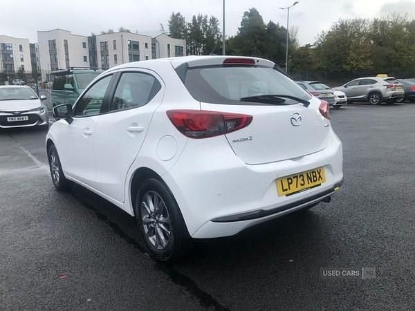 Used Mazda 2 Center-Line 75 HP (55 kW) 2024 White Hatchback