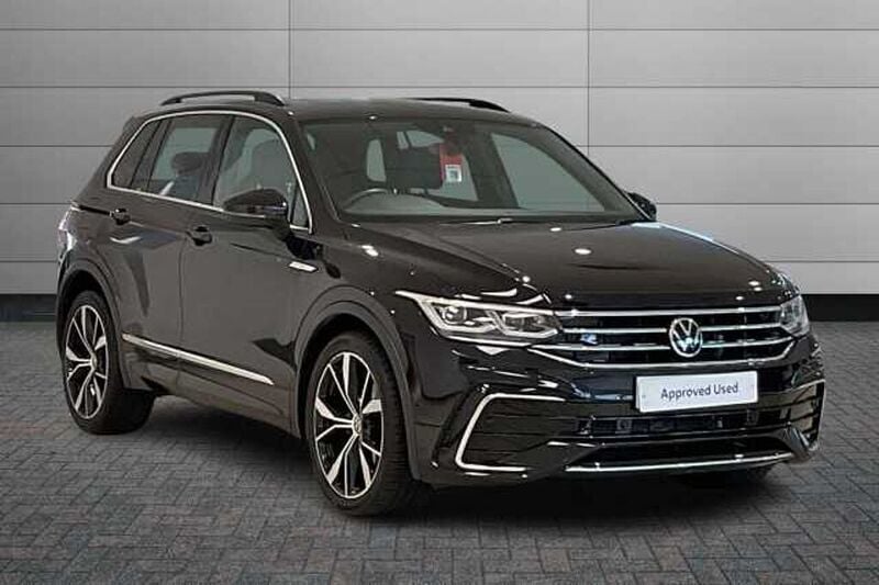 Used VW Tiguan R-line 150 HP (110 kW) 2021 Black SUV