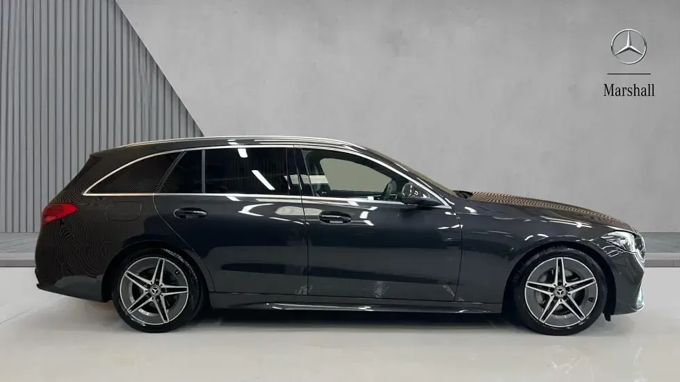 Used Mercedes C200 AMG line 204 HP (150 kW) 2025 Graphite grey metallic