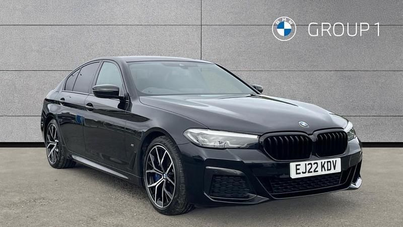 Black Used 2022 BMW 530 M Sport Sedan | £31,495 (Fair price) - Image 1/4