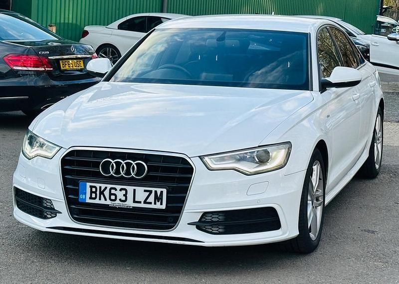 Used Audi A6 S-Line 2013 White Sedan